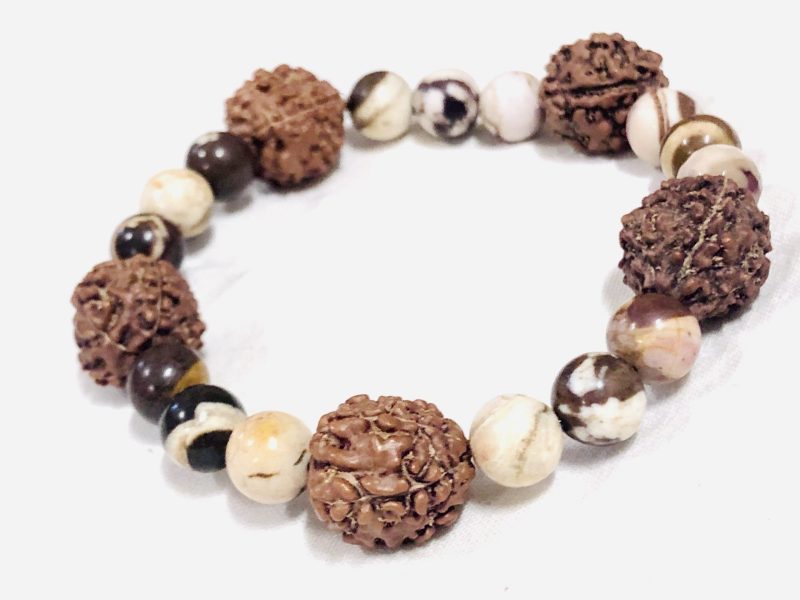 Rudraksha a jaspis zebra