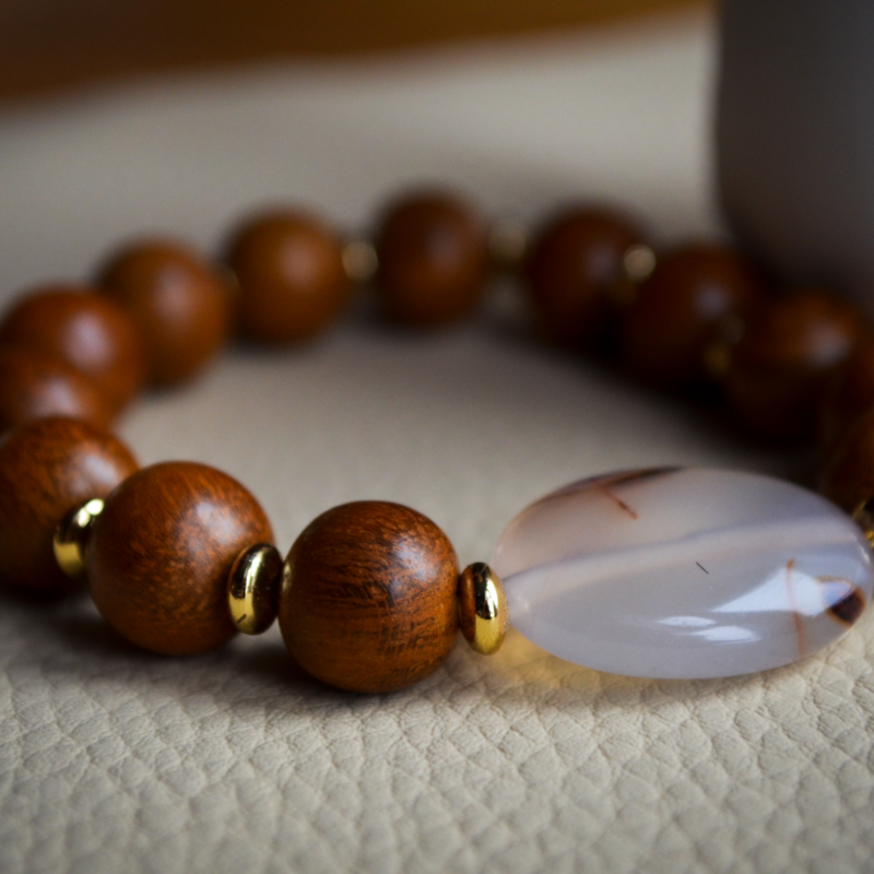 Achátová placka a jackfruit