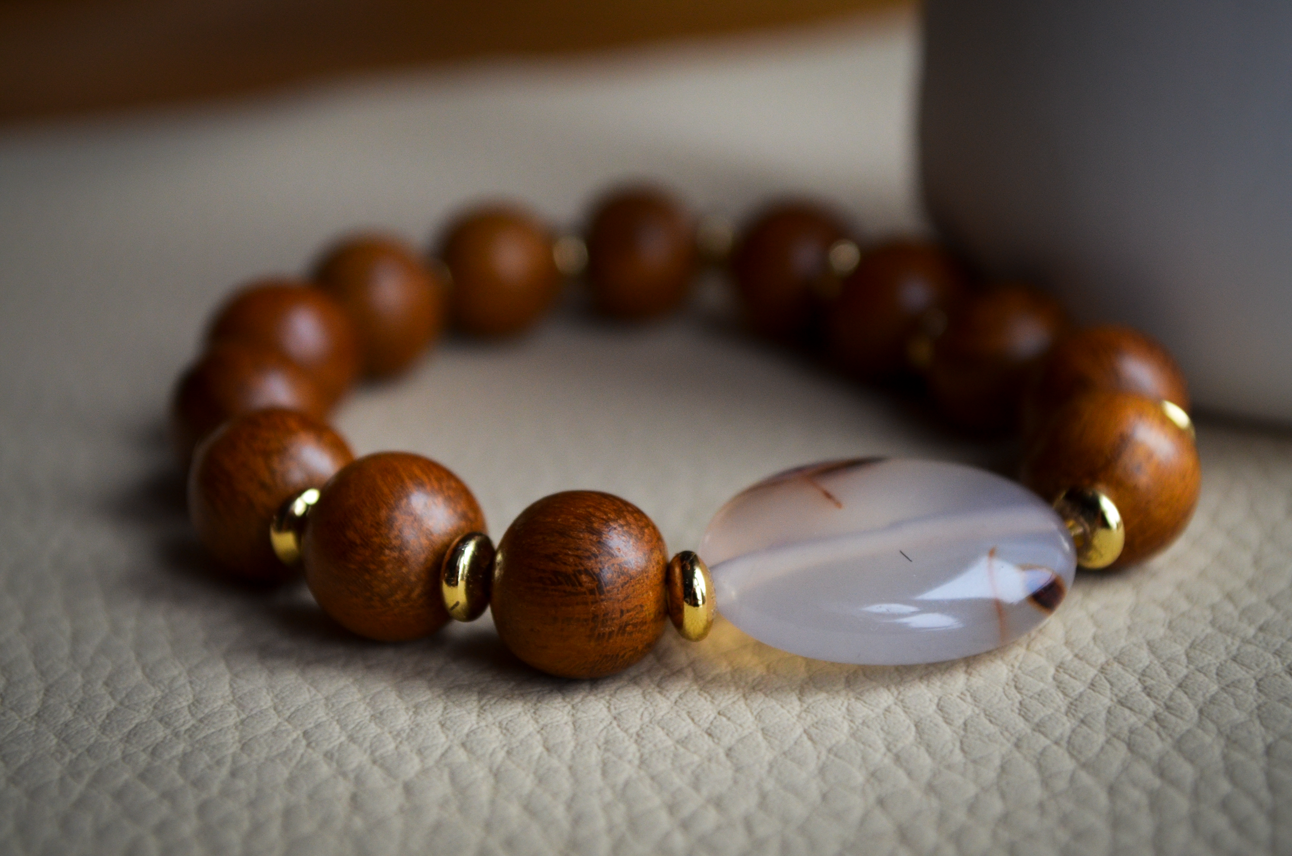 Achátová placka a jackfruit